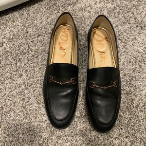 Sam Edelman Black Leather Lorraine Loafers